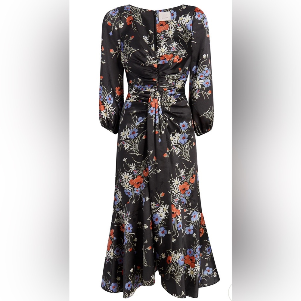 Cinq e Sept Floral Midi Dress
